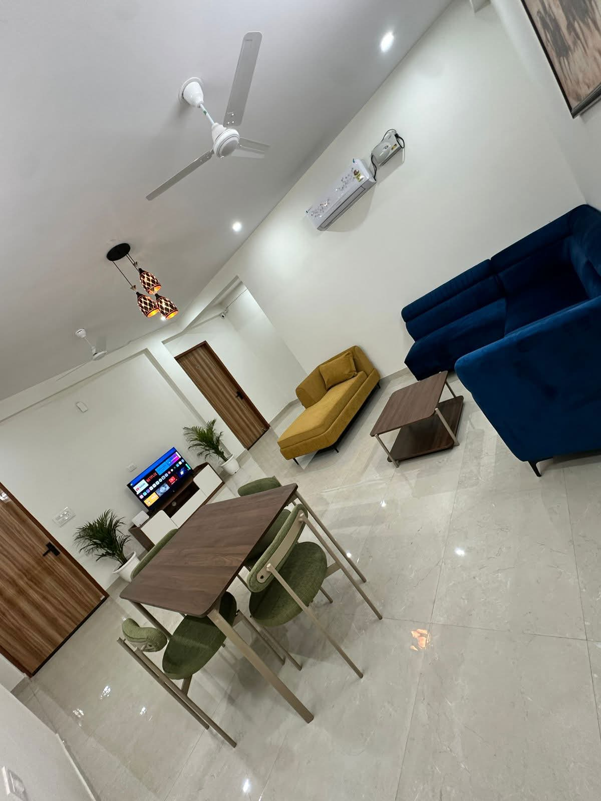 Holistic Home's spacious living room with modern furnishings